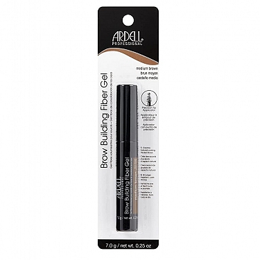 BROW BUILDING FIBER GEL MEDIUM BROWN