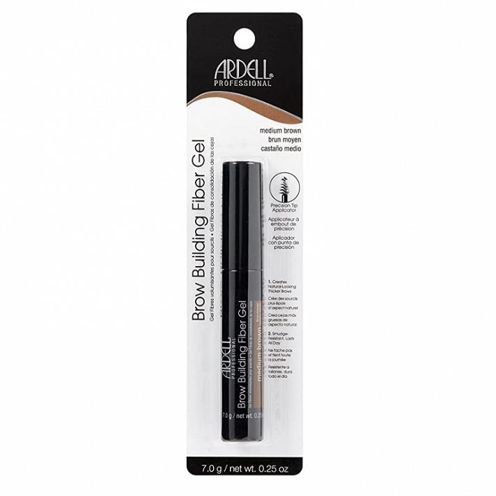 BROW BUILDING FIBER GEL MEDIUM BROWN