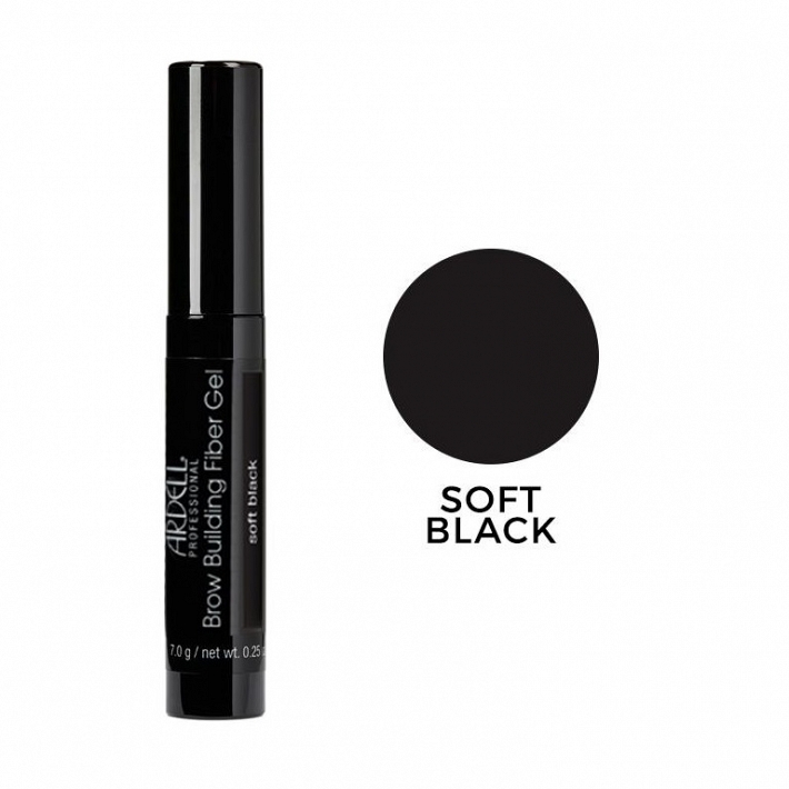 BROW BUILDING FIBER GEL SOFT BLACK