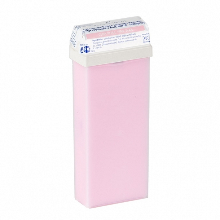 CARTUCHO CERA TIBIA ROSA ROLLON 110 ML.