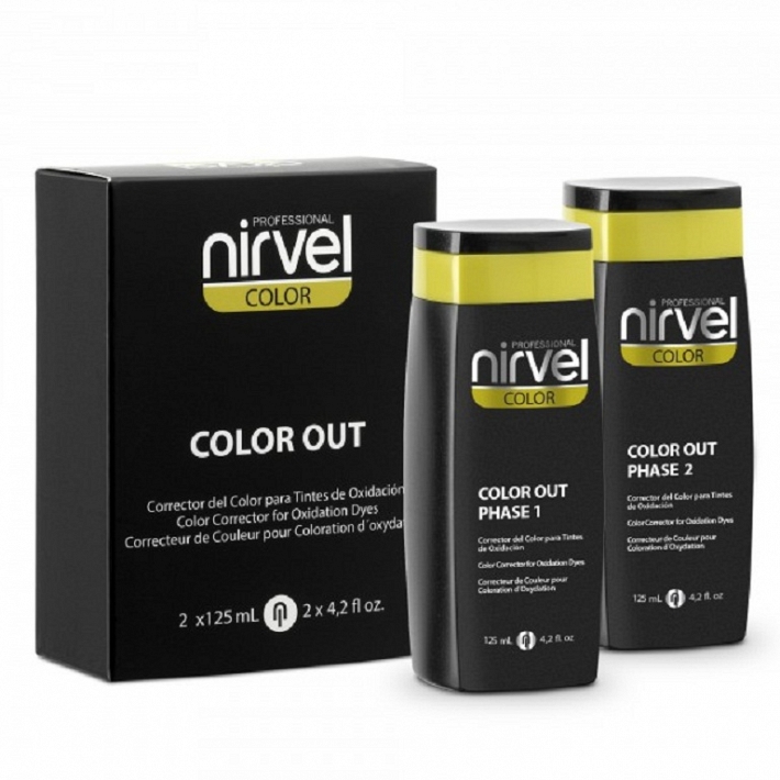 COLOR OUT CORRECTOR DE COLOR PARA TINTES DE OXIDACION 2x125 ML. REF.8144 NIRVEL