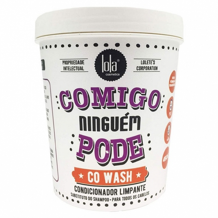 COMIGO NINGUEM PODE CO WASH ACONDICIONADOR LIMPIADOR 450 G.