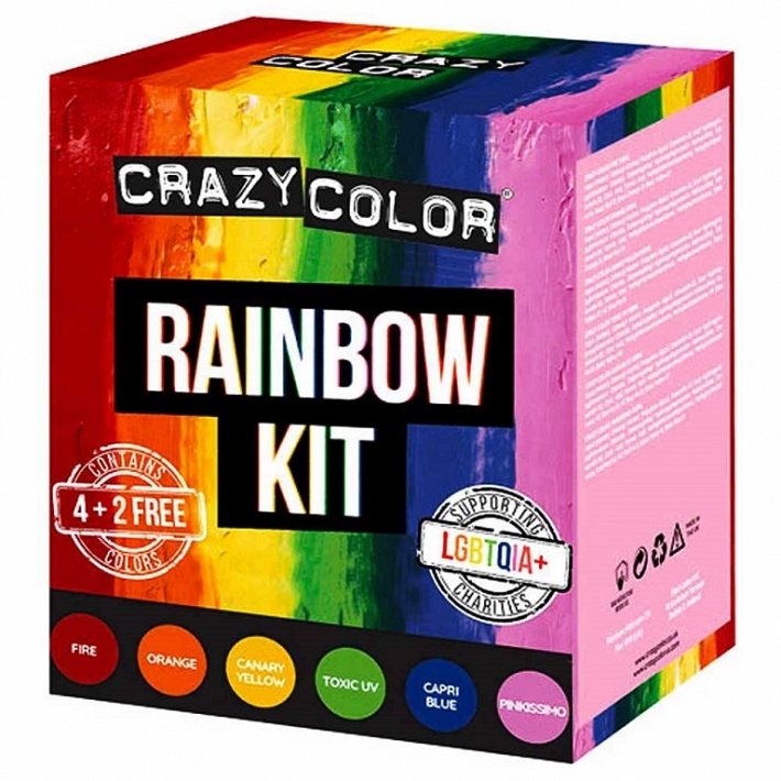 CRAZY COLOR RAINBOW KIT 4+2 FREE