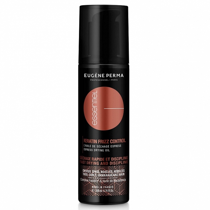 ESSENTIEL KERATIN FRIZZ CONTROL EXPRESS DRYING OIL 200 ML.