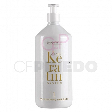 EVERLINE LADY KERATIN TOP RESTORING HAIR BATH 1000 ML