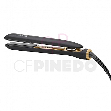 GAMMAPIU PLANCHA DONNA + KERATIN NEGRO Y DORADO_3