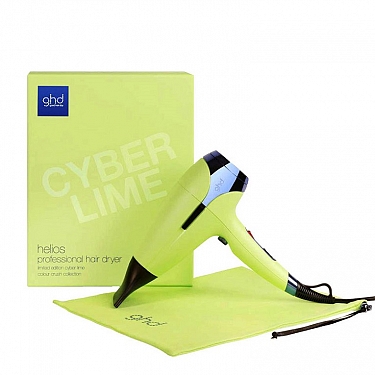 GHD HELIOS PROFESSIONAL HAIRDRYER CYBER LIME COLOR CRUSH COLLECTION