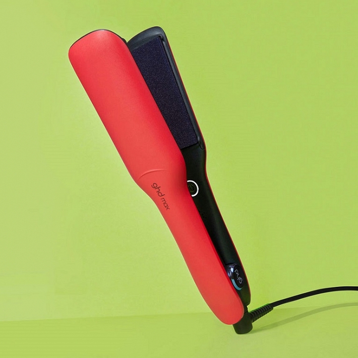 GHD MAX PROFESSIONAL WIDE PLATE STYLER RADIANT RED COLOR CRUSH COLLECTION_5