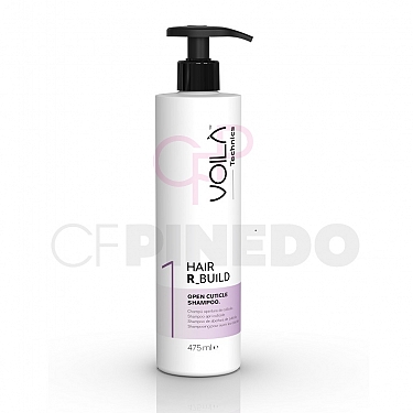 HAIR R_BUILD 1 OPEN CUTICLE SHAMPOO 475 ML.