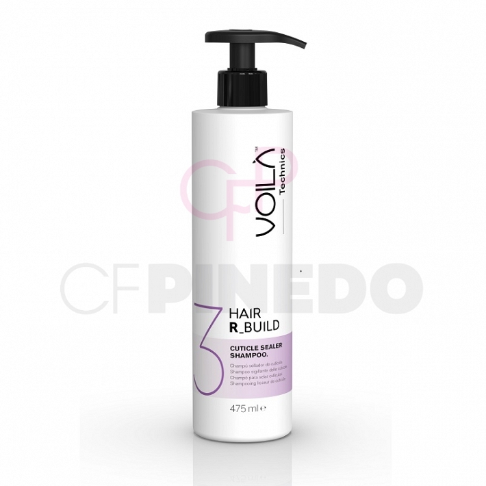 HAIR R_BUILD 3 CUTICLE SEALER SHAMPOO 475 ML.