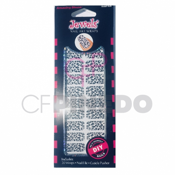 JEWELS NAIL ART WRAPS REF : 828 AMAZING SHINE