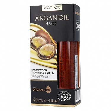 KATIVA ARGAN ACEITE CABELLO 4 OILS 60 ML.