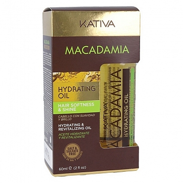 KATIVA MACADAMIA ACEITE HIDRATANTE 60 ML.