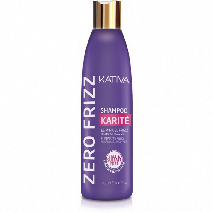 KATIVA ZERO FRIZZ CHAMPU HIDRATANTE 250 ML