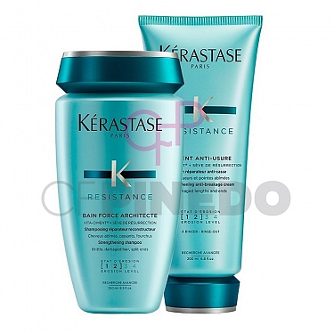 KERASTASE RESISTANCE PACK BAIN FORCE + CIMENT ANTI-USURE