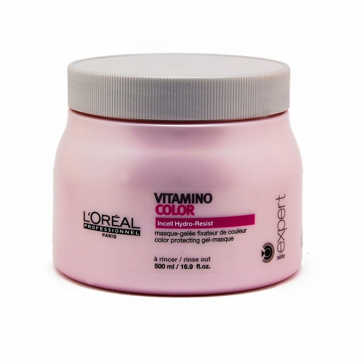 LOREAL MASCARILLA GEL VITAMINO COLOR 500 ML. SERIE EXPERT