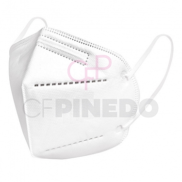 MASCARILLA FFP2 NR NORMATIVA EUROPEA + EXTENSOR PLSTICO PARA NUCA (BOLSA 5 U.)