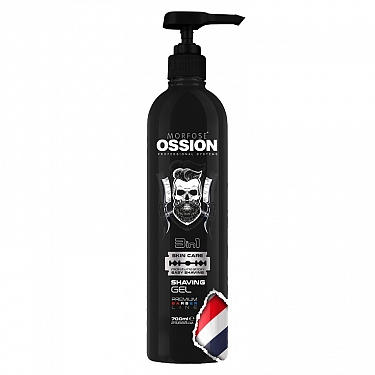 OSSION 3 EN 1 SHAVING GEL 1000 ML. + DOSIFICADOR