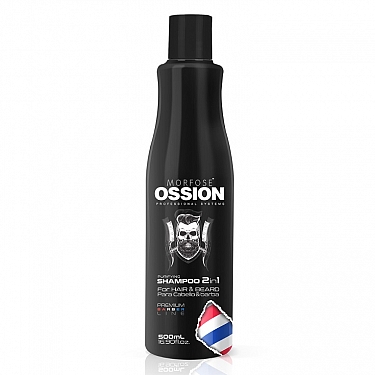 OSSION CHAMPU 2 EN 1 FOR HAIR AND BEARD 500 ML.