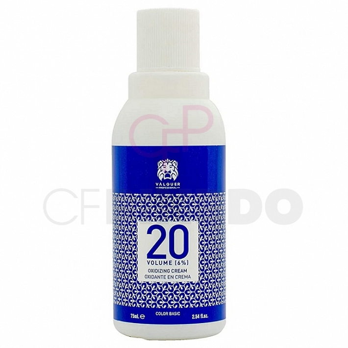 OXIDANTE EN CREMA 20 VOLUME 75 ML. VALQUER PROFESSIONAL