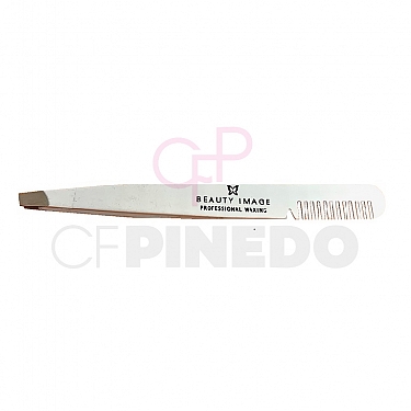 PINZA DEPILAR CON PEINE BEAUTY IMAGE