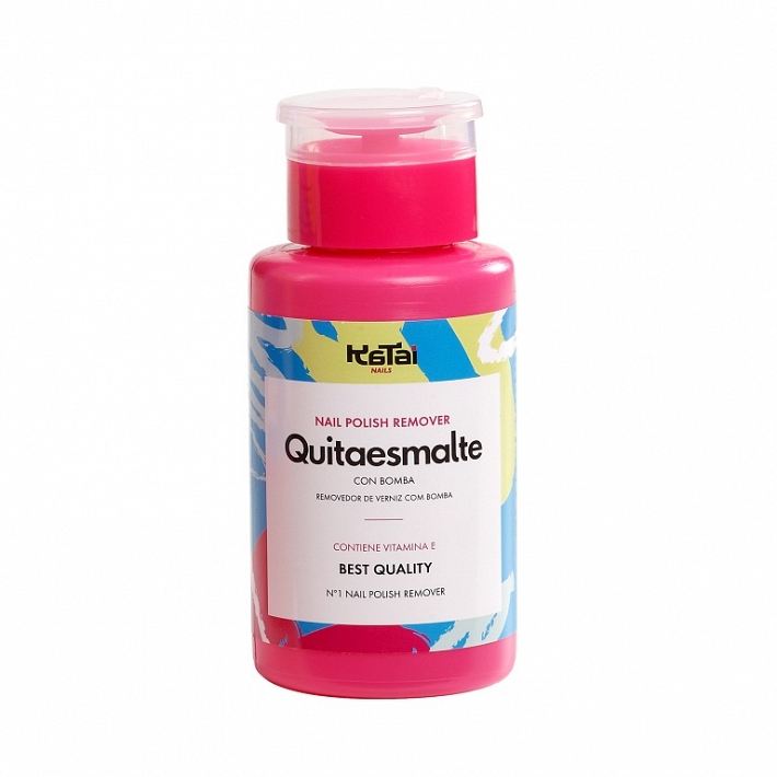 QUITAESMALTE COM BOMBA KATAI AROMA FRESA 200 ML