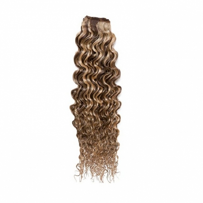 RAMAL CABELLO NATURAL TEJIDO ELEGANCE RIZADO 55 CM. 20