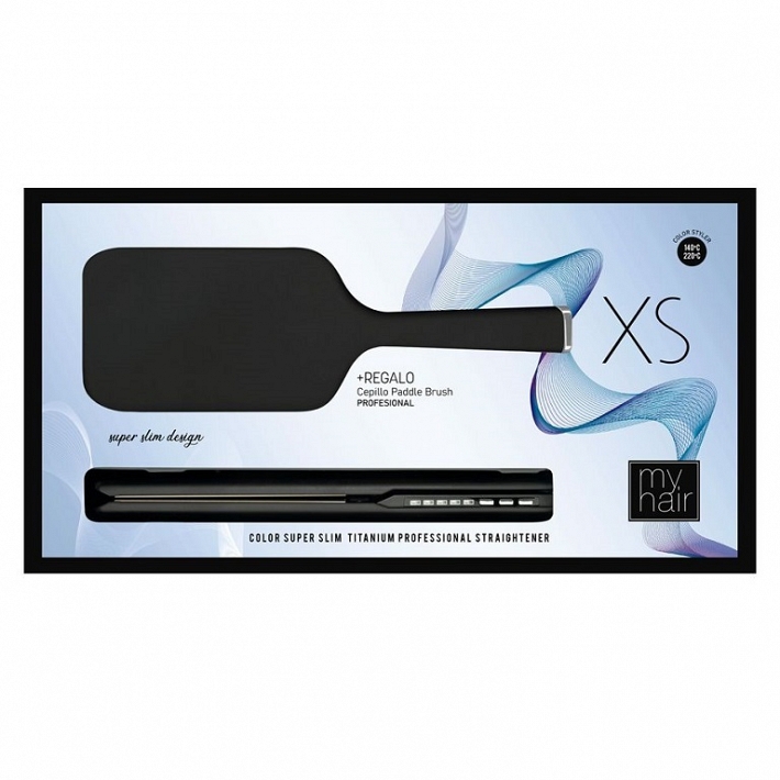 SET MY HAIR PLANCHA XS + PADDLE BRUSH