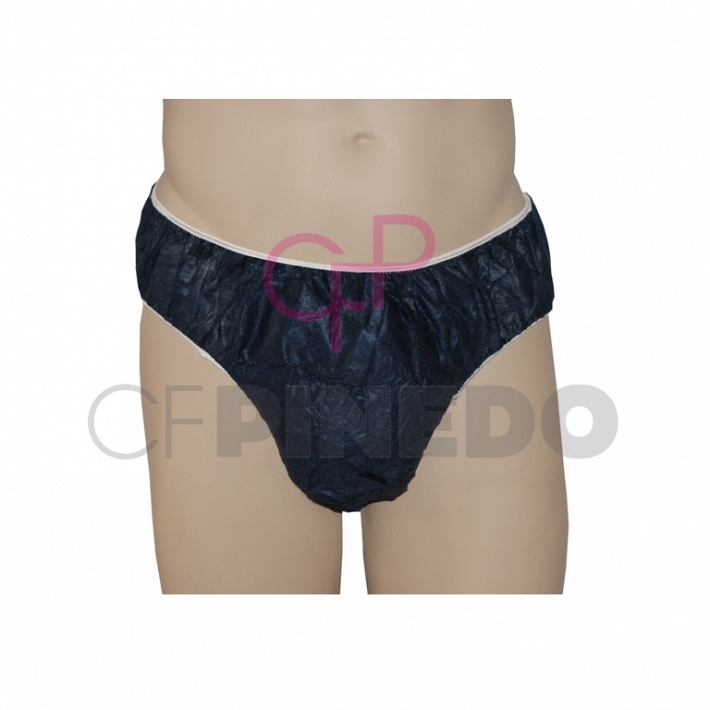 SLIP HOMBRE AZUL EMBOLSADO INDIVIDUAL (25 UD) REF : 254A