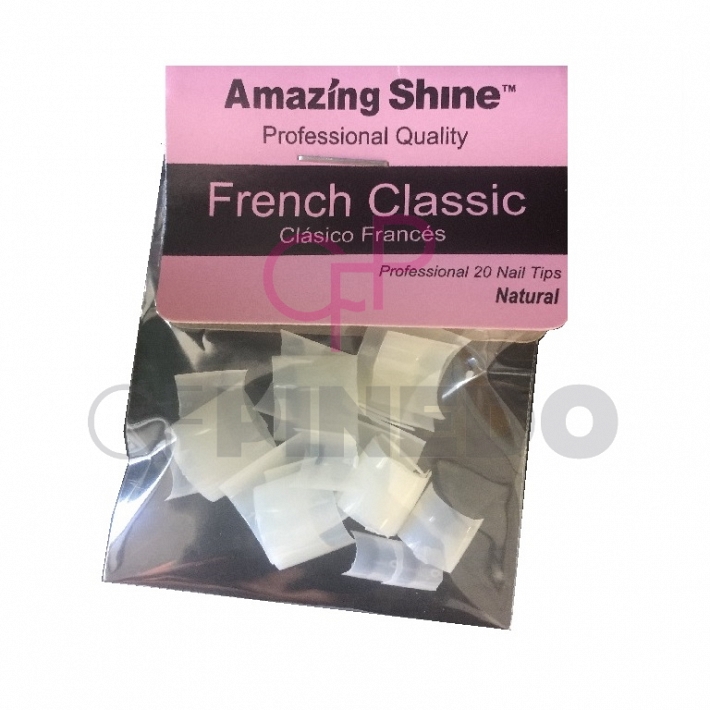 TIPS PUNTAS FRENCH CLASSIC BOLSA 20 UNIDADES REF : 252 AMAZING SHINE