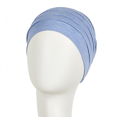 TURBANTE YOGA - BAMBU AZUL CLARO JASPEADO_1